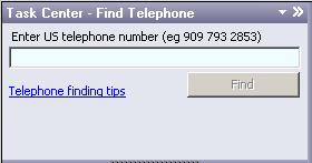 3) Added Find Telephone Task